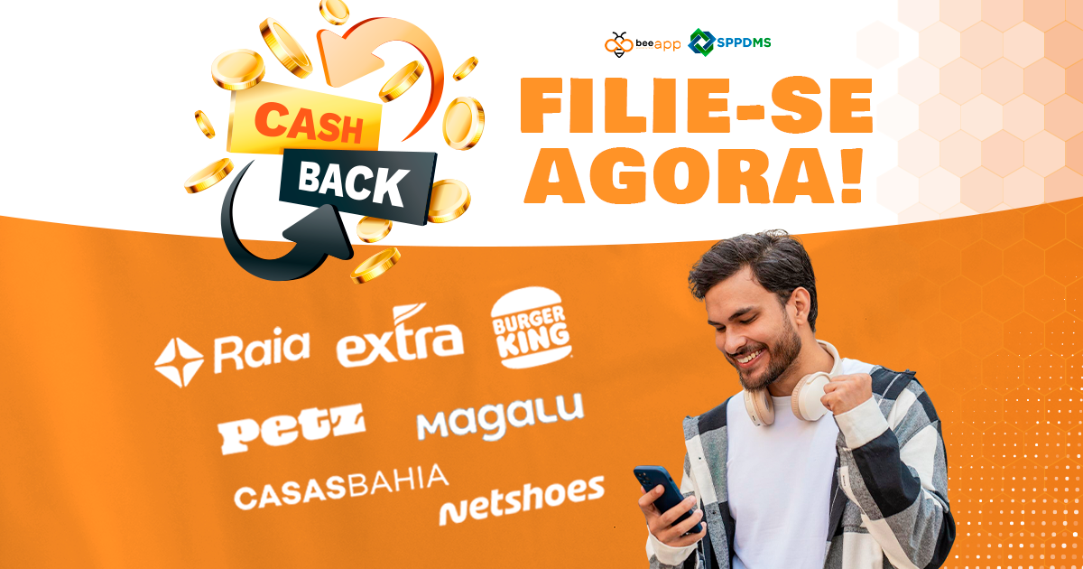 Filie-se ao Sitepd e zere sua contribuição com o cashback da Bee Fenati!